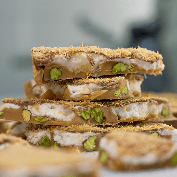 Knafeh Toffee Crunch Stack