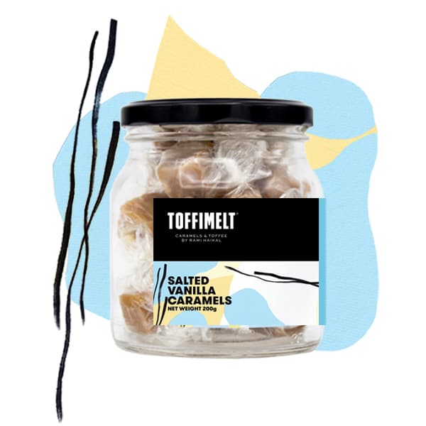 Salted Vanilla Caramels Jar