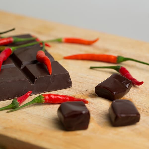 Chilli Dark Chocolate Caramels